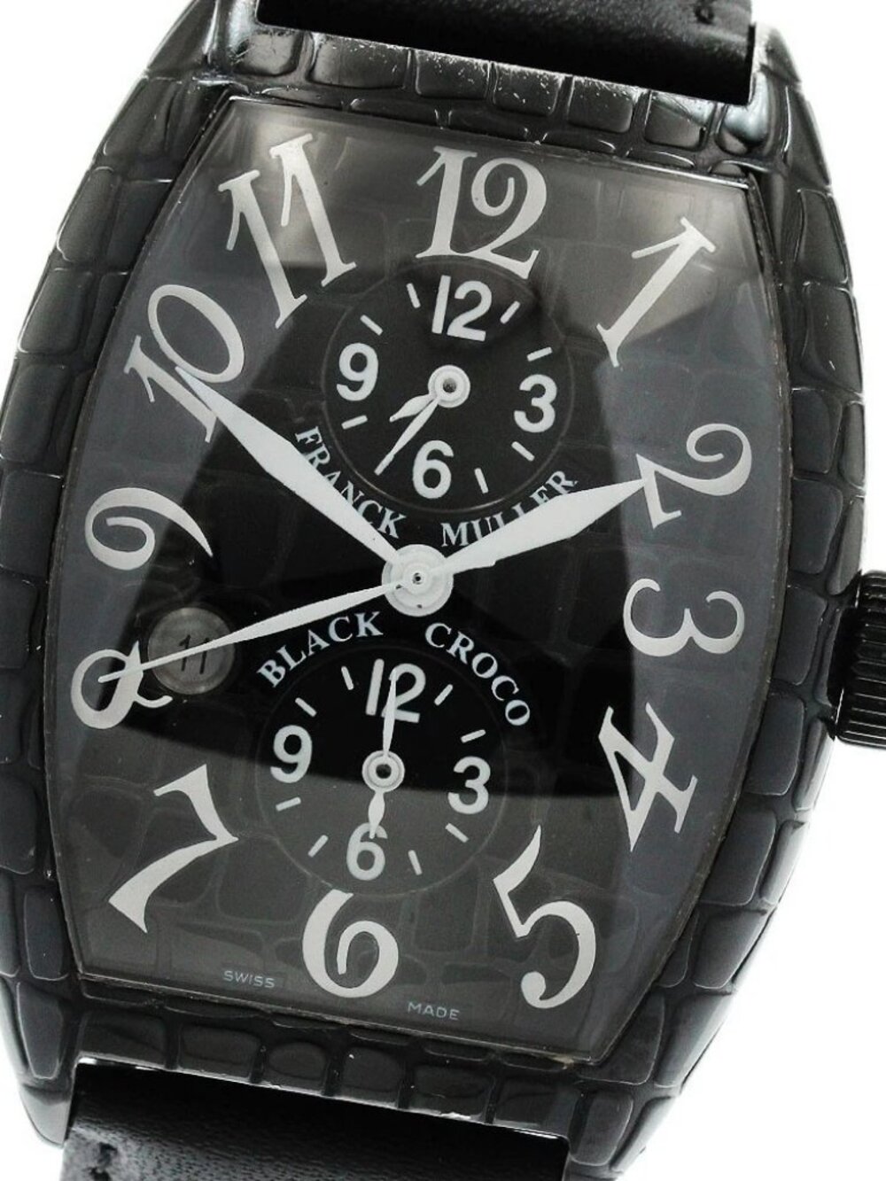 FRANCK MULLER Tonneau Curvex Master Banker 8880MBSCDTBLKCRO AT Men's